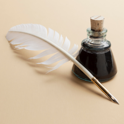 Quill and ink